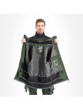 Vignette Rehall, Rage-R veste de ski hommes olive vert 