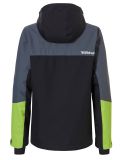 Vignette Rehall, Reed-R-Jr. veste de ski enfants Gunmetal gris, vert 