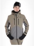 Vignette Rehall, Ruby-R veste de ski femmes Brindle brun 