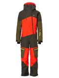 Vignette Rehall, Siddley-R combinaison de ski enfants Flame Red gris, rouge 