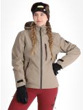 Vignette Rehall, Skye-R veste de ski femmes Brindle beige 