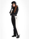 Vignette Rehall, Teddie-R combinaison de ski femmes Moonbeam beige, noir 