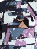 Vignette Rehall, Vie-R veste de ski femmes Camo Abstract Lavender multicolore, violet 