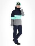 Vignette Rehall, Vie-R veste de ski femmes Navy bleu, gris 