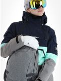 Vignette Rehall, Vie-R veste de ski femmes Navy bleu, gris 