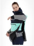 Vignette Rehall, Vie-R veste de ski femmes Navy bleu, gris 