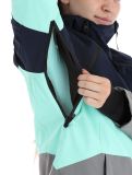 Vignette Rehall, Vie-R veste de ski femmes Navy bleu, gris 