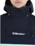 Vignette Rehall, Vie-R veste de ski femmes Navy bleu, gris 