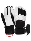 Vignette Reusch, Jupiter GORE-TEX gants de ski hommes Black / White / Fluo Red blanc, noir, rouge 