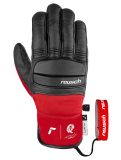 Vignette Reusch, Marco Odermatt gants de ski hommes Black / Fire Red noir, rouge 