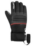 Vignette Reusch, Reusch Warrior R-TEX® XT gants de ski enfants Black / White / Fluo Red blanc, noir, rouge 