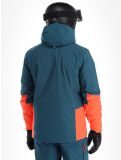 Vignette Rock Experience, Fanatic veste de ski hommes Reflecting Pond / Cherry Tomato bleu, rouge 