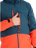 Vignette Rock Experience, Fanatic veste de ski hommes Reflecting Pond / Cherry Tomato bleu, rouge 