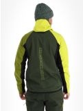 Vignette Rock Experience, Inuit Tech veste de ski softshell hommes Kombu Green / Sulphur / Cardam Seed gris, vert 