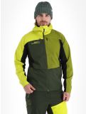 Vignette Rock Experience, Inuit Tech veste de ski softshell hommes Kombu Green / Sulphur / Cardam Seed gris, vert 