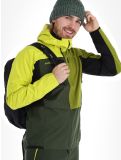 Vignette Rock Experience, Inuit Tech veste de ski softshell hommes Kombu Green / Sulphur / Cardam Seed gris, vert 