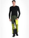 Vignette Rock Experience, Inuit Tech pantalon de ski en softshell hommes Kombu Green / Cardamom Seed / Sulphur vert 