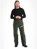 Vignette Rock Experience, Rockmantic pantalon de ski hommes Kombu Green / Safety Yellow jaune, vert 