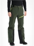 Vignette Rock Experience, Rockmantic pantalon de ski hommes Kombu Green / Safety Yellow jaune, vert 