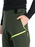 Vignette Rock Experience, Rockmantic pantalon de ski hommes Kombu Green / Safety Yellow jaune, vert 