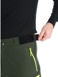 Vignette Rock Experience, Rockmantic pantalon de ski hommes Kombu Green / Safety Yellow jaune, vert 