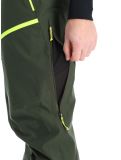 Vignette Rock Experience, Rockmantic pantalon de ski hommes Kombu Green / Safety Yellow jaune, vert 