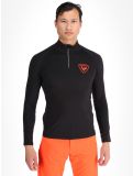 Vignette Rossignol, New Hero Classique 1/2 Zip pull de ski hommes Black noir 