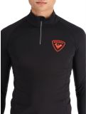 Vignette Rossignol, New Hero Classique 1/2 Zip pull de ski hommes Black noir 