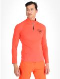 Vignette Rossignol, New Hero Classique 1/2 Zip pull de ski hommes Neon Red rouge 