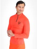 Vignette Rossignol, New Hero Classique 1/2 Zip pull de ski hommes Neon Red rouge 