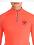 Vignette Rossignol, New Hero Classique 1/2 Zip pull de ski hommes Neon Red rouge 