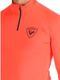 Vignette Rossignol, New Hero Classique 1/2 Zip pull de ski hommes Neon Red rouge 