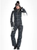 Vignette Rossignol, W Staci Print Puffy veste de ski femmes Black noir 