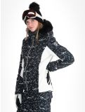 Vignette Rossignol, W Staci Print Puffy veste de ski femmes Black noir 