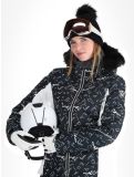 Vignette Rossignol, W Staci Print Puffy veste de ski femmes Black noir 