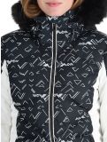 Vignette Rossignol, W Staci Print Puffy veste de ski femmes Black noir 