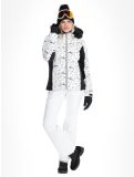 Vignette Rossignol, W Staci Print Puffy veste de ski femmes White blanc 