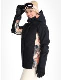 Vignette Roxy, Galaxy veste de ski femmes Peach Pink Big Dreamy Picture multicolore, noir, rose 