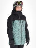 Vignette Roxy, Stated veste de ski femmes Lily Pad Sketch Book noir, vert 