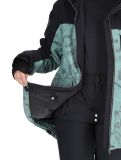 Vignette Roxy, Stated veste de ski femmes Lily Pad Sketch Book noir, vert 