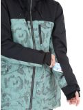 Vignette Roxy, Stated veste de ski femmes Lily Pad Sketch Book noir, vert 