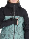 Vignette Roxy, Stated veste de ski femmes Lily Pad Sketch Book noir, vert 