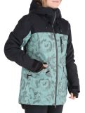 Vignette Roxy, Stated veste de ski femmes Lily Pad Sketch Book noir, vert 