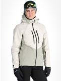 Vignette Rukka, Saarla veste de ski femmes Natural White beige, gris 