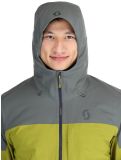 Vignette Scott, Jacket M's Ultimate Dryo 10 veste de ski hommes Shadow Grey / Meadow Green gris, vert 