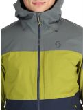 Vignette Scott, Jacket M's Ultimate Dryo 10 veste de ski hommes Shadow Grey / Meadow Green gris, vert 