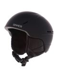 Vignette Sinner, Crest casque de ski unisexe Matt Black noir 