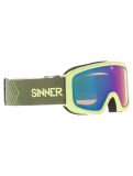 Vignette Sinner, Duck Mountain lunettes de ski enfants Matt Light Green jaune, vert 