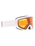 Vignette Sinner, Estes lunettes de ski unisexe Matt White blanc 