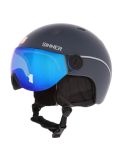 Vignette Sinner, Titan Visor casque de ski avec visière unisexe Matt Dark Grey gris 